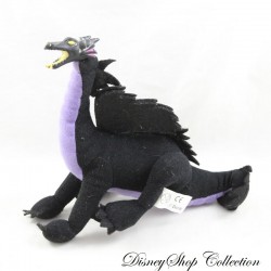 Mini muñeca de peluche Maléfica dragón DISNEY Bella Durmiente Los Villanos negro púrpura 20 cm