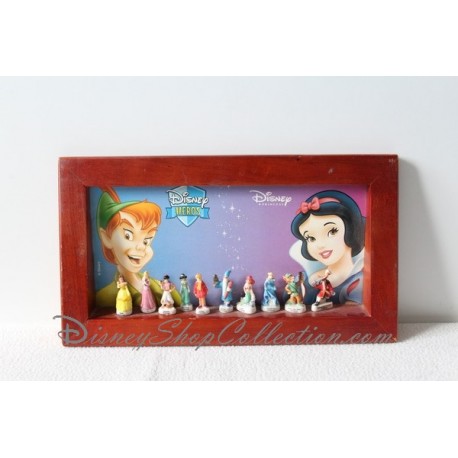 Scatola di fagioli in legno DISNEY 10 fagioli Eroe Disney e principessa Disney