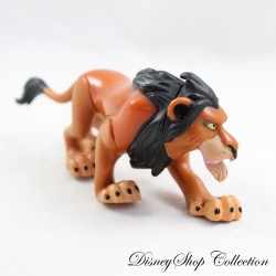 Figurina articolata Lion Scar DISNEY Il Re Leone fratello di Mufasa pvc marrone 12 cm