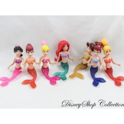 Ariel y su figura de hermanas ambientan DISNEY Little Kingdom The Little Mermaid