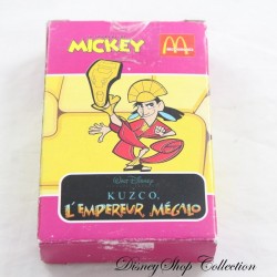 Gioco di carte Kuzco l'imperatore Megalo DISNEY McDonald's Vintage Mickey's Diary