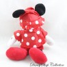 Plush Minnie DISNEYLAND PARIS rain coat red polka dots white 28 cm