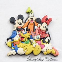 Aimant Mickey et ses amis DISNEYLAND RESORT PARIS magnet souple Dingo Minnie Pluto Donald Daisy Disney 8 cm