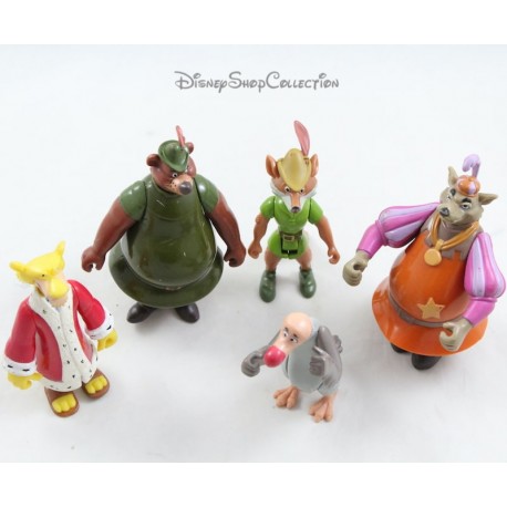 Set of 5 articulated figures DISNEY Robin Hood