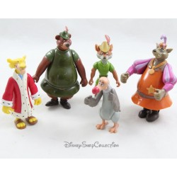 Set of 5 articulated figures DISNEY Robin Hood