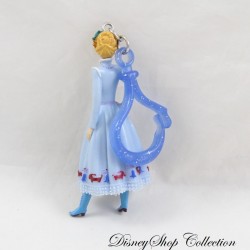 Llavero Anna DISNEY La Reina de las Nieves Felices Fiestas con Olaf figura azul pvc 8 cm