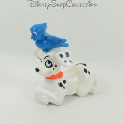Figurine jouet chiot MCDONALD'S Mcdo Les 101 Dalmatiens oiseau bleu Disney 8 cm