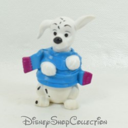 Cucciolo giocattolo di figura MCDONALD'S Mcdo I 101 dalmati sciarpa blu e viola Disney 6 cm