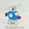 Figure toy puppy MCDONALD'S Mcdo The 101 Dalmatians blue and purple scarf Disney 6 cm