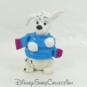 Figura cachorro de juguete MCDONALD'S Mcdo Los 101 dálmatas bufanda azul y morada Disney 6 cm