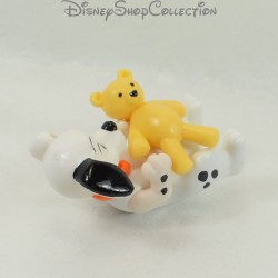 Figura cachorro de juguete MCDONALD'S Mcdo Los 101 dálmatas oso amarillo Disney 8 cm