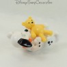 Figurine jouet chiot MCDONALD'S Mcdo Les 101 Dalmatiens ours jaune Disney 8 cm