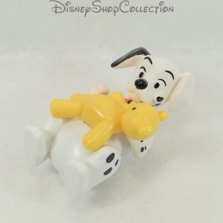 Cucciolo giocattolo di figura MCDONALD'S Mcdo I 101 dalmati orso giallo Disney 8 cm