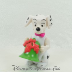 Figura cachorro de juguete MCDONALD'S Mcdo Los 101 dálmatas campana verde Disney 8 cm