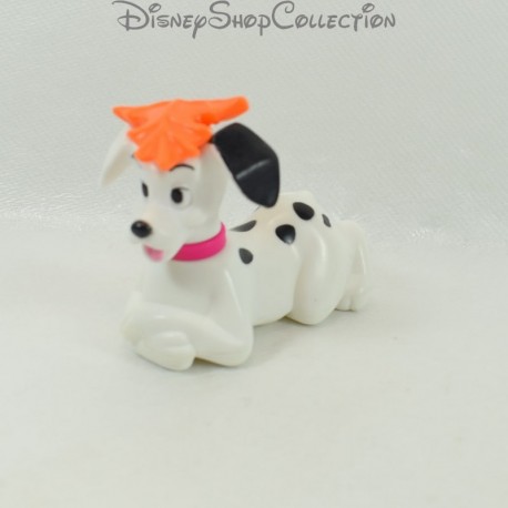Figura cachorro de juguete MCDONALD'S Mcdo Los 101 dálmatas Disney hoja naranja 6 cm