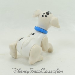 Figura cachorro de juguete MCDONALD'S Mcdo Los 101 dálmatas collar azul Disney 6 cm