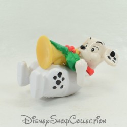 Figura cachorro de juguete MCDONALD'S Mcdo Los 101 dálmatas trompeta navidad Disney 5 cm