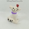 Figure toy puppy MCDONALD'S Mcdo The 101 Dalmatians red ball purple collar Disney 6 cm