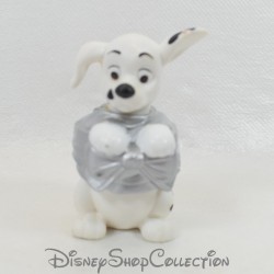 Figura cachorro de juguete MCDONALD'S Mcdo Los 101 dálmatas Disney cinta plateada 7 cm