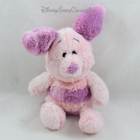 Plush Piglet DISNEY pink pig purple