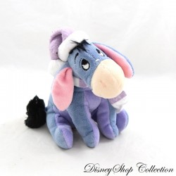 Plush donkey Bourriquet DISNEY STORE hat striped scarf purple white winter 15 cm