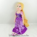 Muñeca de peluche Rapunzel DISNEY STORE vestido morado princesa cabello rubio 51 cm