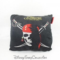 Cushion Pirates of the Caribbean DISNEYLAND RESORT PARIS black square flag skull 40 cm