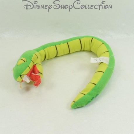 Serpiente de peluche DISNEY McDonald's Tarzan verde Jungle snake vintage 38 cm