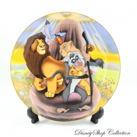 Placa de la colección del Rey León CLÁSICOS DE DIBUJOS ANIMADOS DE DISNEY Simba de nacimiento de Kenley (R14)