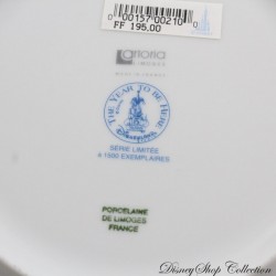 Mickey Plate DISNEYLAND PARIS Artoria Limoges 5th Anniversary Limited Edition 1500 ex Disney (R14)