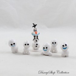 Ensemble de figurines Olaf et ses petits frères DISNEY La Reine des neiges une fête givrée
