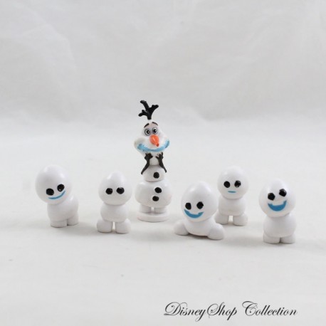 Conjunto de figuras Olaf y sus hermanos pequeños DISNEY La Reina de las Nieves una fiesta helada