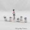 Insieme di figure Olaf e i suoi fratellini DISNEY La regina delle nevi una festa gelida