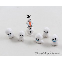 Conjunto de figuras Olaf y sus hermanos pequeños DISNEY La Reina de las Nieves una fiesta helada