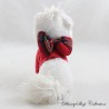 Peluche Marie gatto DISNEY STORE Il maglione Aristogatti nodo scozzese fiocco di neve Natale 17 cm