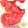 Peluche Winnie l'ourson DISNEY STORE chaussette My first Christmas with you 38 cm