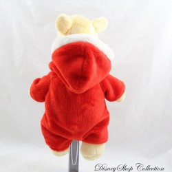 Peluche Winnie the Pooh DISNEY STORE Il mio primo cappuccio combinato natalizio 22 cm