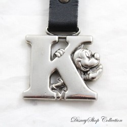 Porte clés Mickey Mouse DISNEYLAND PARIS lettre K en laiton métal