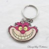 Keychain cat Cheshire DISNEY Alice in Wonderland double-sided tin metal
