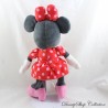 Plush Minnie DISNEY Nicotoy red dress pink polka dots matching shoes 30 cm