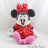 Plush Minnie DISNEY Nicotoy red dress pink polka dots matching shoes 30 cm