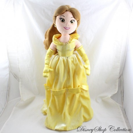Hermosa DISNEY STORE felpa muñeca belleza y la bestia vestido amarillo 50 cm