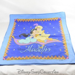 Funda de almohada vintage Aladdin Jasmine y Aladdin 63 x 58 cm Azul