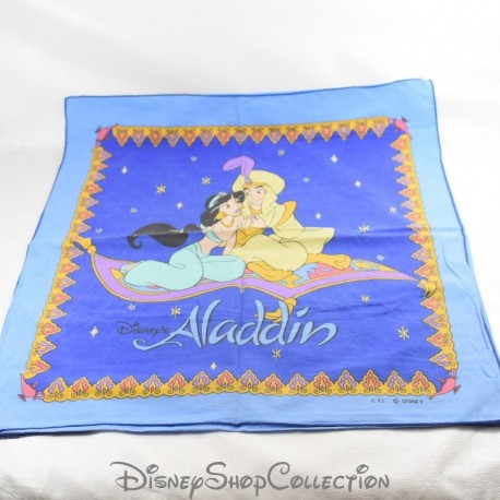 Vintage Aladdin Jasmin und Aladdin Kissenbezug 63 x 58 cm Blau