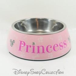 Gamelle rose chien DISNEYLAND PARIS Princess couronne strass Disney 18 cm