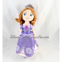 Peluche Princesse Sofia DISNEY STORE robe violette 33 cm