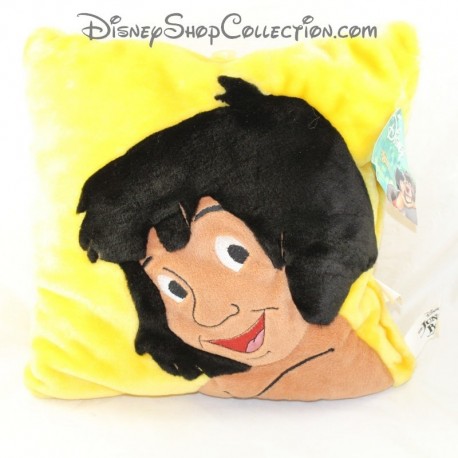 Boy Mowgli DISNEY Square Cushion The Yellow Jungle Book 34 cm