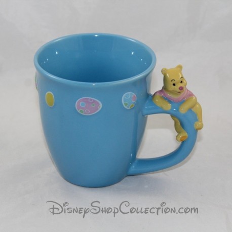 Taza en relieve Winnie the Pooh DISNEY STORE Huevo de Pascua 3D taza de cerámica