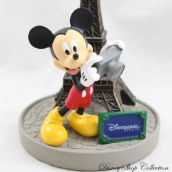 Mickey Mouse resin figurine DISNEYLAND PARIS Eiffel Tower Disney camera 20 cm