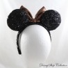 Minnie DISNEY PARKS Headband Minnie Mouse Ears Sequins Black Brown